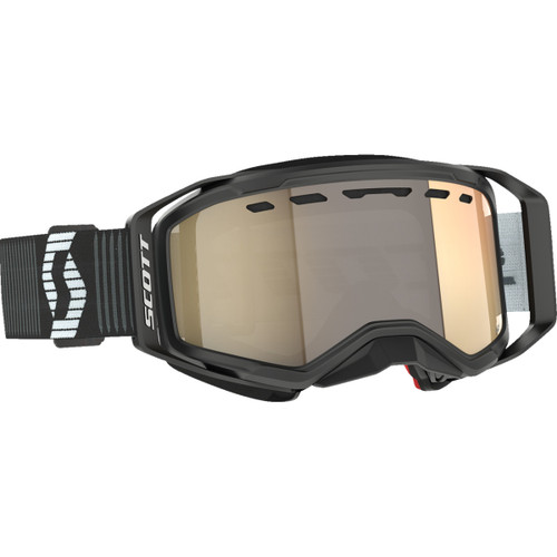 Scott #421502-1007245 - Prospect 2.0 SMB Goggle - Black/White - Dual Pane - Light Sensitive - Bronze Chrome Lens