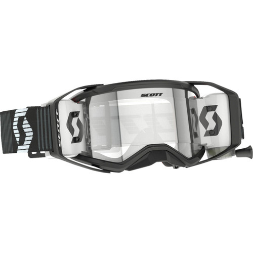 Scott #421474-1007113 - Prospect 2.0 WFS Goggle - Roll-Off - Black/White - Clear Works Lens