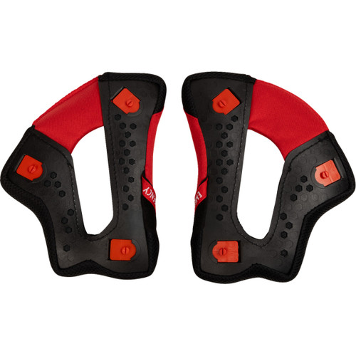 Thor - Reflex Sport Cheek Pads - Red/Black - Medium