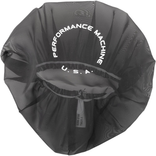 Performance Machine (PM) #0206-0166 - Pull Over Rain Sock - Black - Jet Air Cleaners
