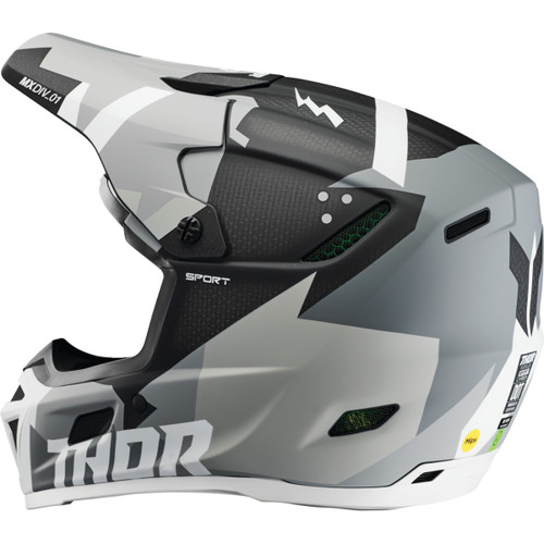 Thor - Reflex Sport Helmet - Carbon Brave - MIPS® - Gray/White - XS