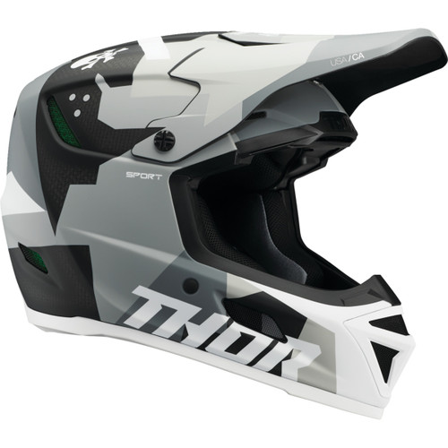 Thor - Reflex Sport Helmet - Carbon Brave - MIPS® - Gray/White - Small