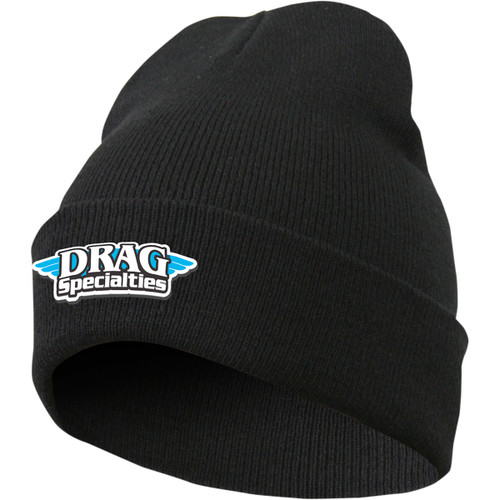Throttle Threads #DRG23B12BKOR - Drag Specialties Stocking Cap - Black