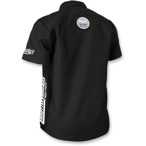 Throttle Threads #TT430S24BKSR - Throttle Threads Snow Shop Shirt - Black - Small