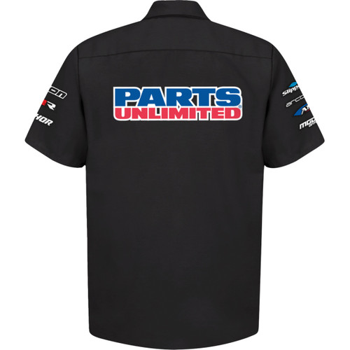 Throttle Threads #PSU38ST24BK3R - Parts Unlimited House 25 Shirt - Black - 3XL