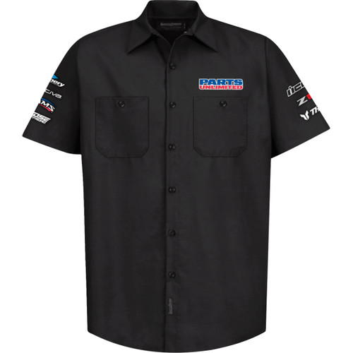Throttle Threads #PSU38ST24BK5R - Parts Unlimited House 25 Shirt - Black - 5XL