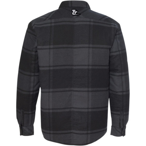 Throttle Threads #DRG24J86BKMR - Drag Specialties Quilted Plaid Jacket - Medium