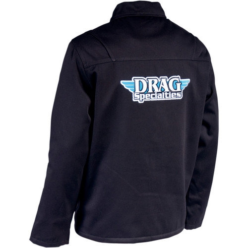 Throttle Threads #DRG19J28BK3R - Drag Specialties Shop Jacket - Black - 3XL
