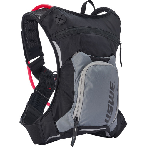 Uswe #2033401 - Moto Hydration Pack - 3L - Carbon Black/Gray