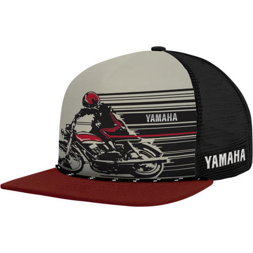 Yamaha Apparel #NP21A-H2739 - Yamaha Speed Hat - Black/Red