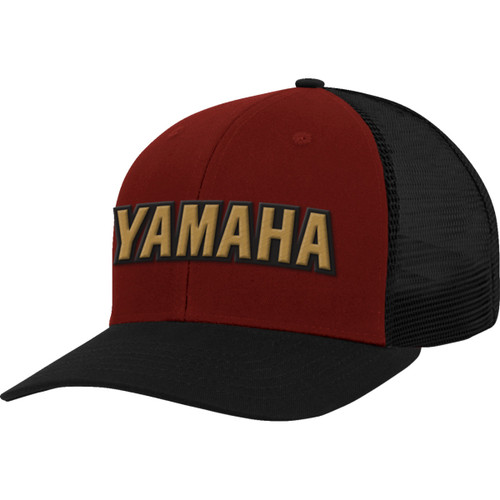 Yamaha Apparel #NP21A-H3201 - Yamaha Hat - Red/Black/Gold