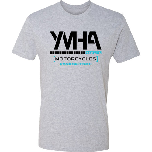 Yamaha Apparel #NP21S-M3141-M - Yamaha Rev T-Shirt - Heather Gray - Medium