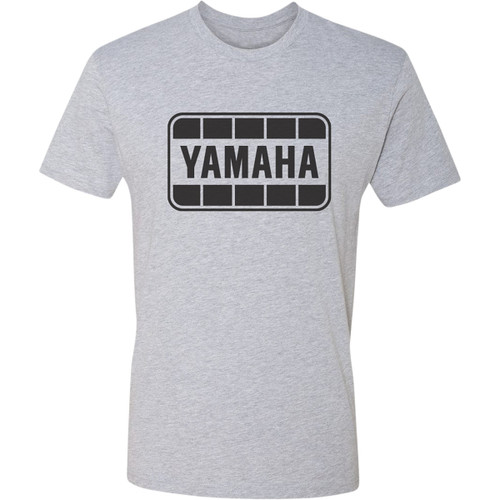 Yamaha Apparel #NP21S-M1966-XL - Yamaha Retro T-Shirt - Gray/Black - XL