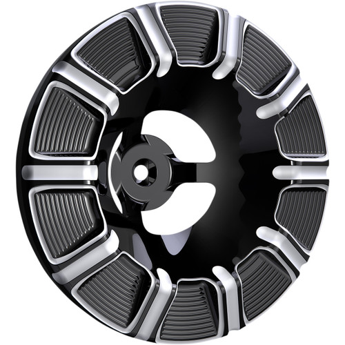 Arlen Ness #601-000 - Velocity Air Cleaner Cover - 10-Gauge - Black