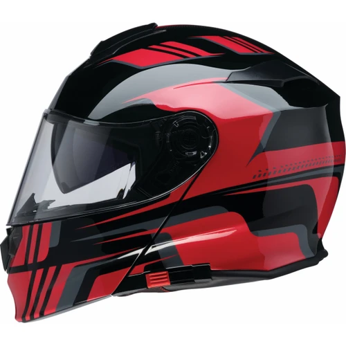 Z1R - Solaris 2.0 Modular Helmet - Slater - Red - 3XL