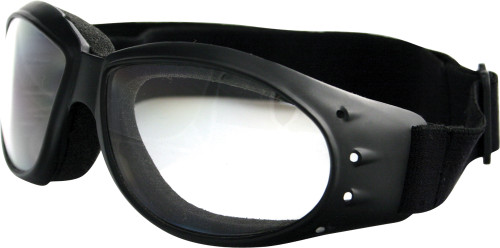 Bobster #BCA001C - Cruiser Sunglasses Black W/Clear Lens