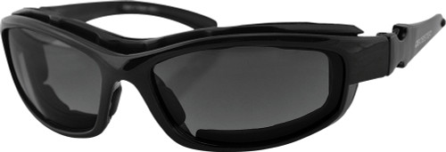 Bobster #BRH2001 - Road HOG II Sunglasses Conv Black W/4 Lens