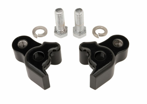 Burly Brand #B28-42007 - Rear Lowering Blocks Blk Flt 02-08