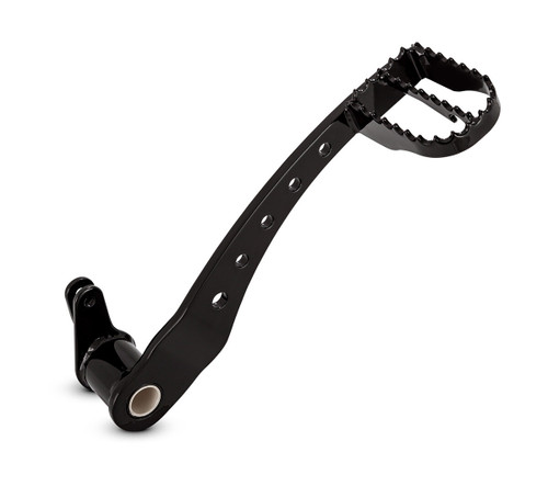 Burly Brand #B13-1102B - Mx Style Brake Arm Black Flt 08-12