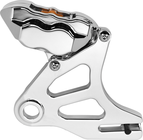 Hawg Halters Inc #RKSTCC518 - 4 Pist Rear Caliper Kit Chrome St 18-Up