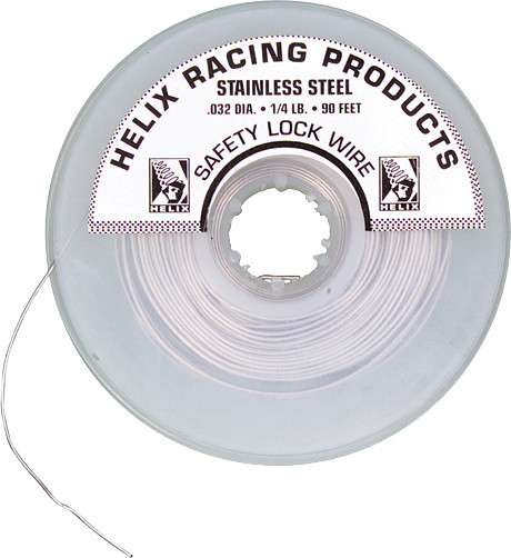 Helix #112-0032 - Safety Lock Wire 1/4LB Spool 0.032 DIA