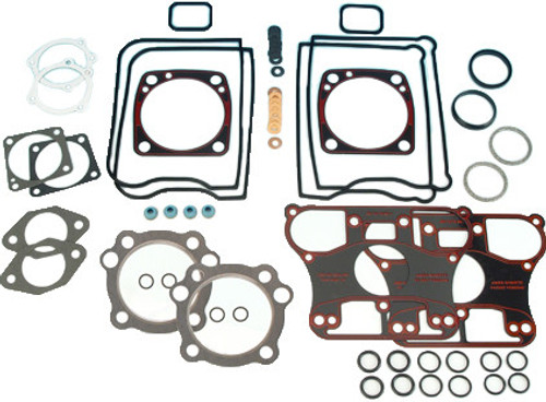James Gaskets #17033-83-A - Gasket Top End Evo W/Rubber Rkr Gaskets Kit 17033-83-A