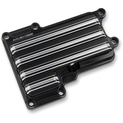 Arlen Ness #03-853 - 10-Gauge Transmission Top Cover - BlackMachined - '06-'17 Harley-Davidson