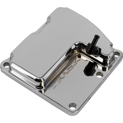 Trask #TM-2041CH - CheckM8™ Transmission Top Cover - Vented - Chrome