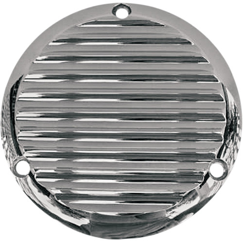 Joker Machine #06-98FN - Derby Cover - Finned - Chrome - 3 Hole