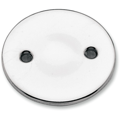 Paughco #758 - Inspection Cover - Dimpled - Chrome - '36-'64 Big Twin