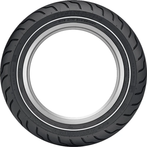 Dunlop #45131814 - Tire - American Elite - Rear - MT90B16 - Narrow Whitewall - 74H