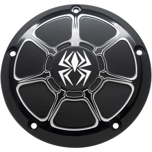 Rekluse #RMS-0515001 - Derby Cover - Gloss Black - Sportster