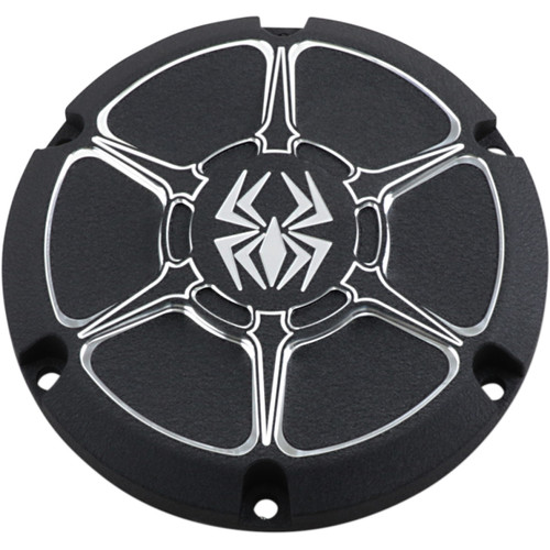 Rekluse #RMS-0515002 - Derby Cover - Wrinkle Black - Sportster