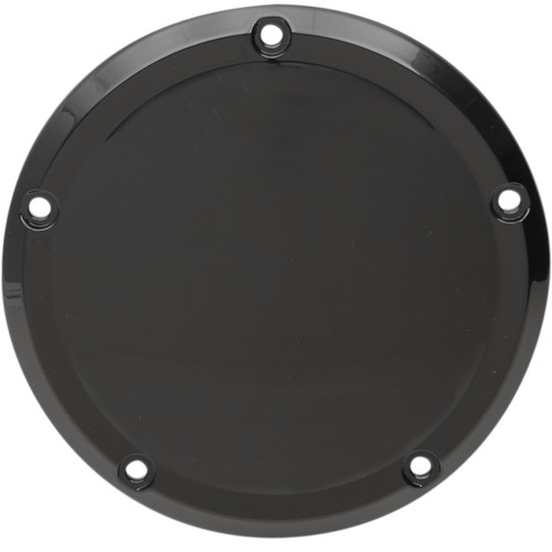 Drag Specialties - Derby Cover - Gloss Black - 5 Hole - '15-'25 Harley-Davidson