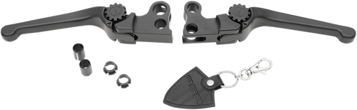 PSR #12-00654-22 - Anthem Adjustable Lever Set for Harley Models - Black