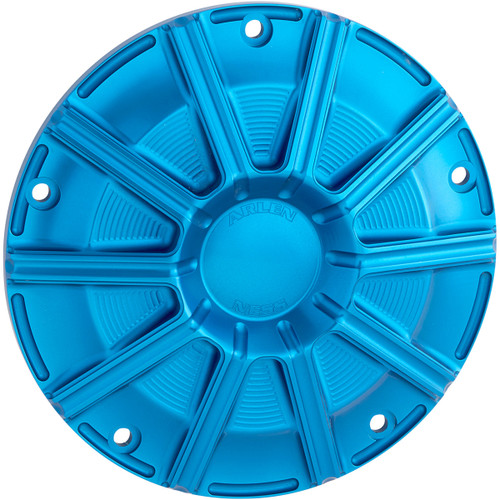 Arlen Ness #700-003 - 10-Gauge Derby Cover - Blue - Touring/Trike