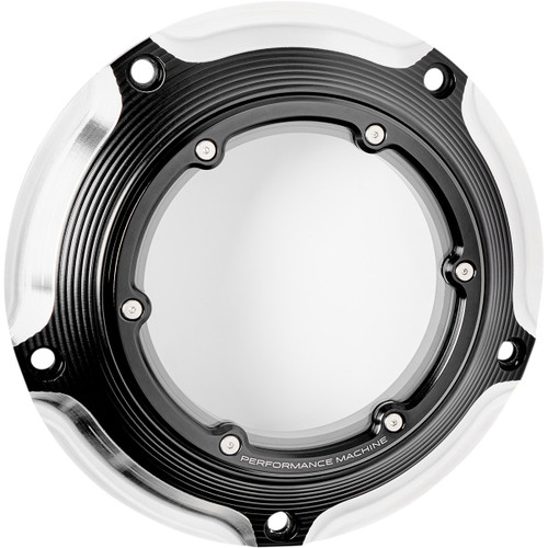 Performance Machine (PM) #0177-2083M-BM - Derby Cover - Vision - Contrast Cut™ - Touring