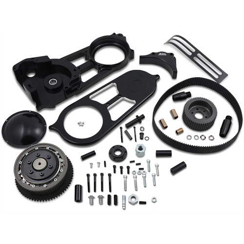 Belt Drives LTD. #EVO-11S-2B - Belt Drive - 2" - Black - '90-'06 Touring