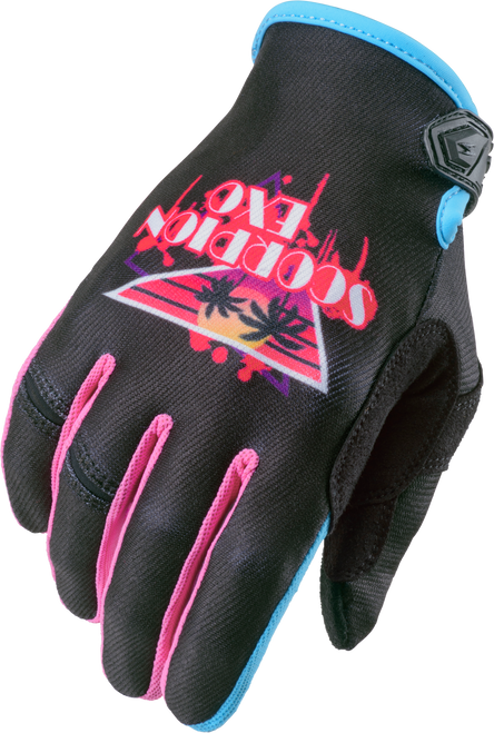 Scorpion Exo #G71-033 - Moto-Flex Gloves Sunset Black Sm