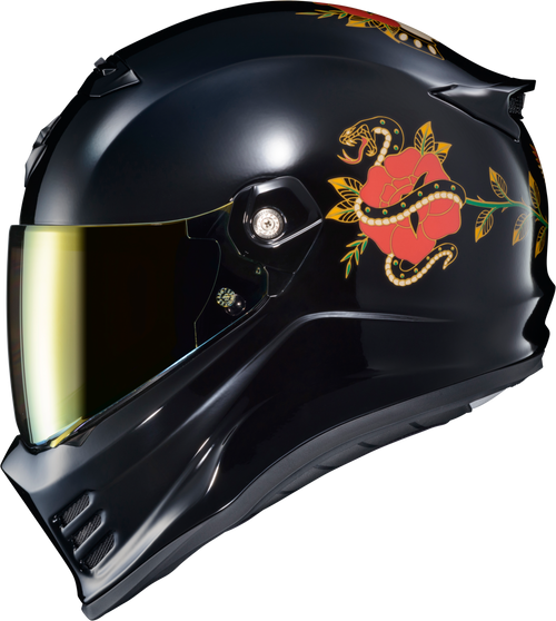 Scorpion Exo #CFX-1007 - Covert Fx Full Face Helmet The Litas Gloss Black 2x