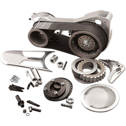 Belt Drives LTD. #EVOB-11S-A - Belt Drive - Electric Start - 3" - '90-'93 Harley-Davidson