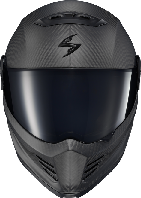 Scorpion Exo #CFC-0108 - Covert Fx Carbon Full Face Helmet Matte Black 3x