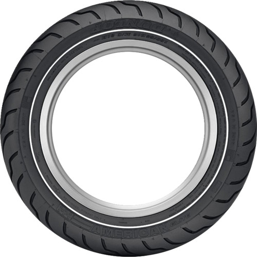 Dunlop #45131818 - Tire - American Elite - Rear - 180/65B16 - Narrow Whitewall - 81H