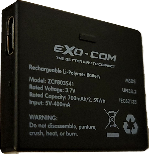 Uclear #338108 - Exo-Com Replacement Spare Battery