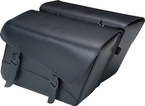 Willie & Max #59589-00 - Blackjack Large Slant Saddlebag 16"X11"X6.5"
