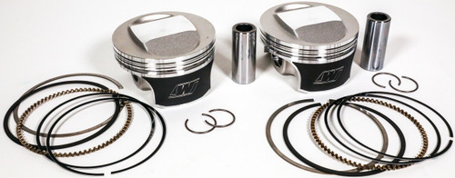 Wiseco #K0212P2 - Tracker Piston Kit 883 To 1200 Evo Sportster 9.5:1 +.020