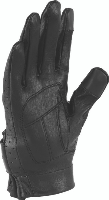 Kuryakyn #094501 - Leather By River Road Tucson Leather Perforated Gloves Black Womens - Small