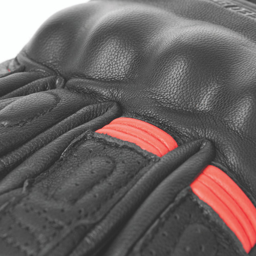 Speed and Strength Twist of Fate Leather Gloves Black/Red - Small - #892320