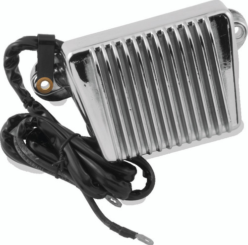 Twin Power 02-03 FLH FLT Voltage Regulator Chrome Replaces H-D4505-02