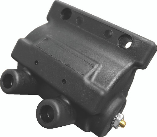 Twin Power 85-99 Big Twin 85-03 XL Exc EFI Power Ignition Coil Black Replaces H-D1614-83A